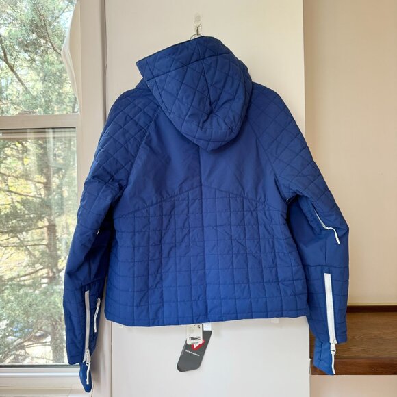 NWT Free People All Prepped Ski Jacket FP Movement Puffer Coat True Blue Small - Picture 7 of 13
